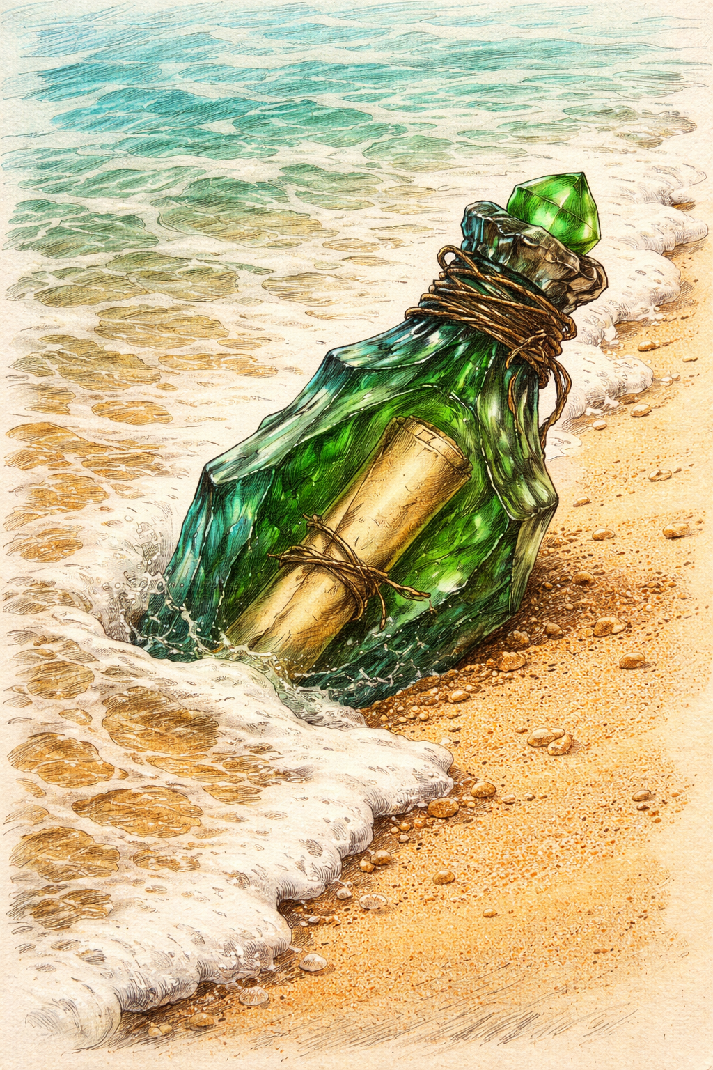 The Message In the Bottle (fiction)
